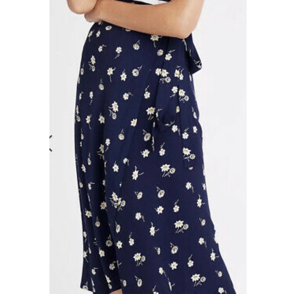 Madewell tulip hem wrap skirt